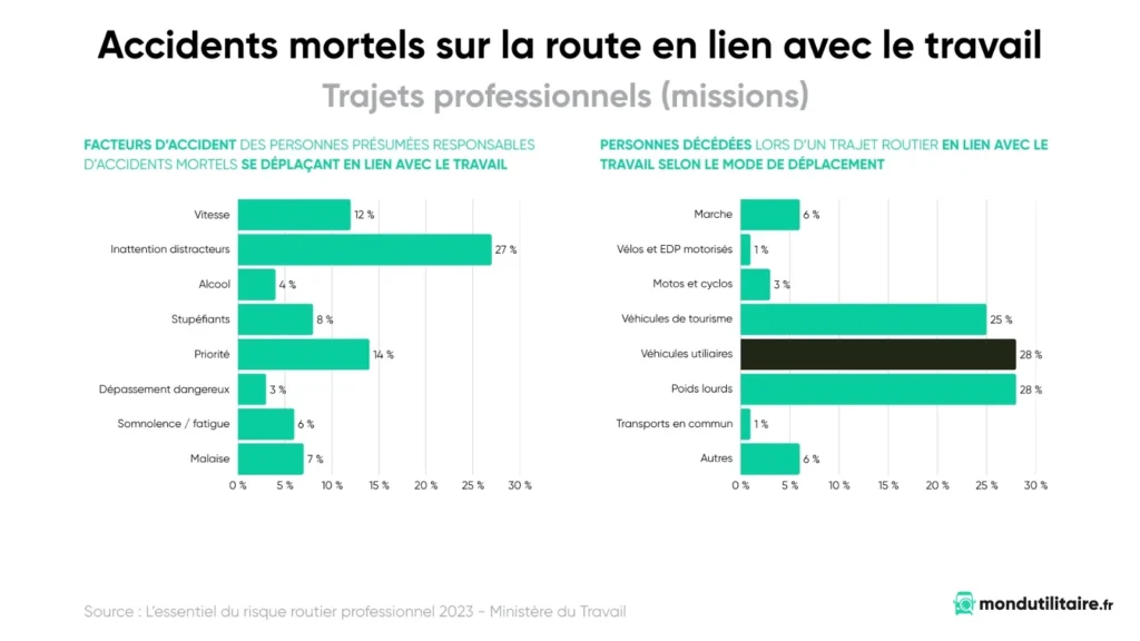 Accidents mortels survenus dans le cadre professionnel
