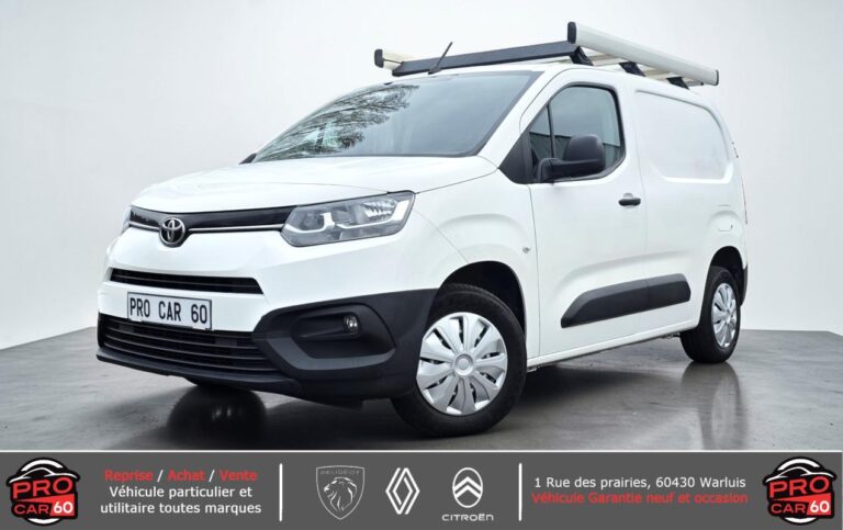 Toyota Proace City 1° Main 1.5L D4D 100cv 3 places Business Entretien Constructeur Radar / Clim Tél - Image 01 (July 7, 2026)