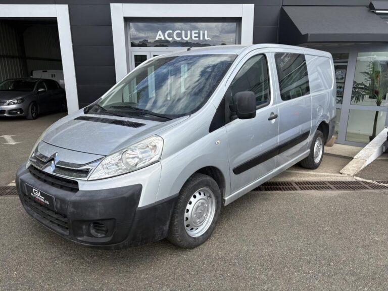 Citroën Jumpy III 2.0 HDi 128 FAP CABINE APPROFONDIE 6 PLACES – TVA RECUPERABLE KILOMETRAGE CERTIFIE - Image 01 (July 7, 2026)