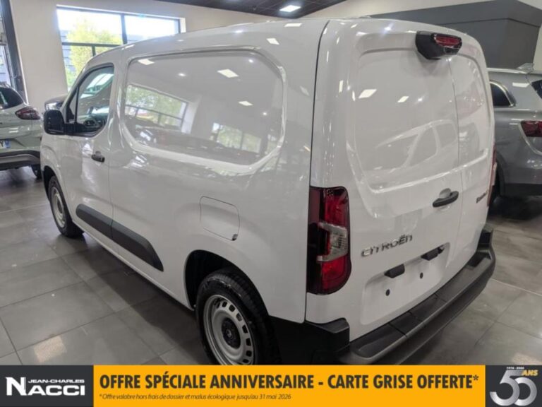 Citroën Berlingo VAN M DIESEL 100 CH MANUELLE - Image 03 (July 7, 2026)