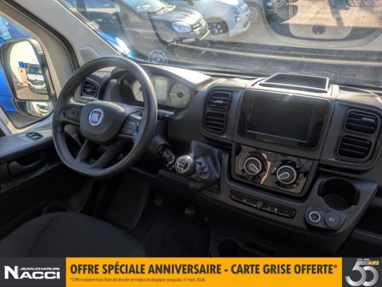 Fiat Ducato FOURGON TOLE 3.0 M H2 H3-POWER 120 CH PACK - Image 09 (July 7, 2026)