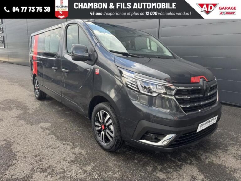 Renault Trafic CABINE APPROFONDIE CA BLUE DCI 170 3T AUTO RED EDITION prix HT 35825 - Image 01 (July 7, 2026)