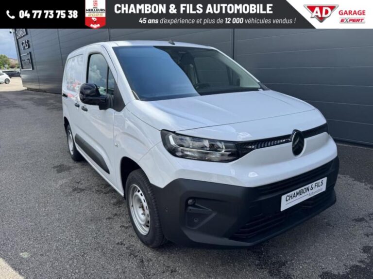 Citroën Berlingo VAN M DIESEL 100 CH MANUELLE + Pack Premium connect + Caméra - Image 01 (July 7, 2026)