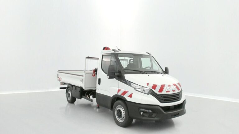 Iveco Daily 35s14h 3750 2.3 136ch benne alu jpm + grue pk 2900 - Image 01 (July 7, 2026)