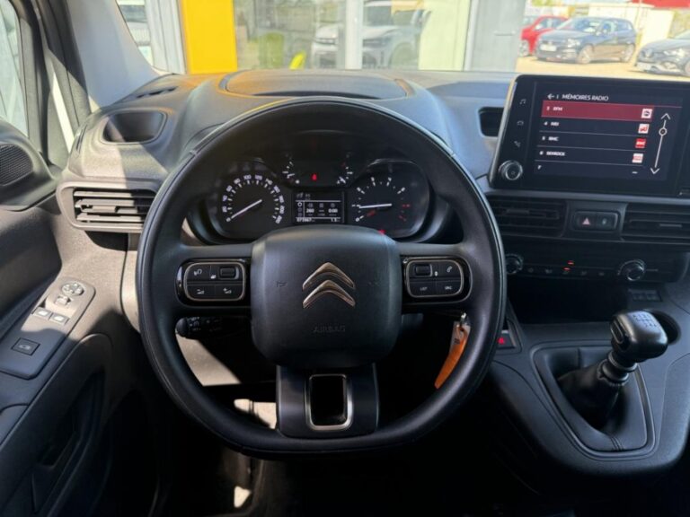 Citroën Berlingo III M 1000kg BlueHDi 100 S&S BVM Driver / 1ère main TVA récupérable Apple CarPlay - Image 10 (July 7, 2026)