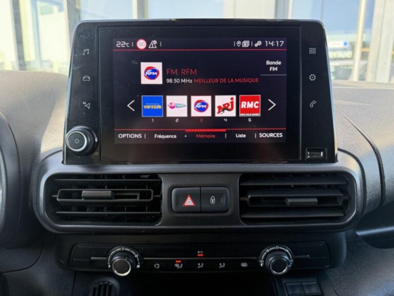 Citroën Berlingo III M 1000kg BlueHDi 100 S&S BVM Driver / 1ère main TVA récupérable Apple CarPlay - Image 14 (July 7, 2026)