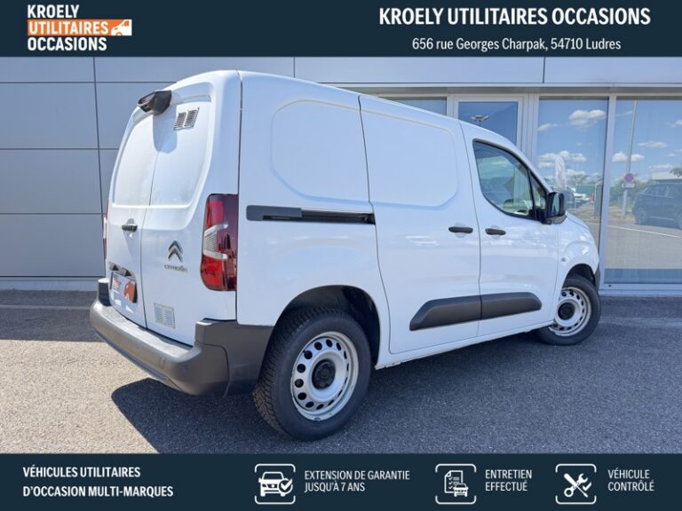 Citroën Berlingo 1.5L 100ch Driver M 1000Kg 12490HT - Image 02 (July 7, 2026)