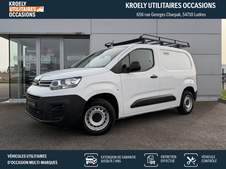 Citroën Berlingo 1.5 100 ch Driver M 650kg 14900HT - Image 01 (July 7, 2026)