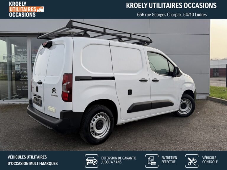 Citroën Berlingo 1.5 100 ch Driver M 650kg 14900HT - Image 02 (July 7, 2026)