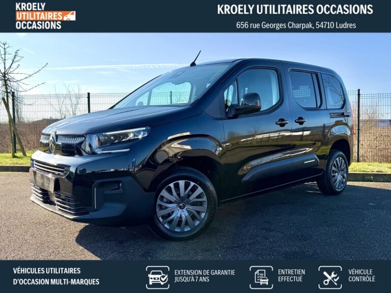 Citroën Berlingo Utilitaire 5 Places TVA Récup 1.5L 130ch EAT8 Premium Connect 24900HT - Image 01 (July 7, 2026)