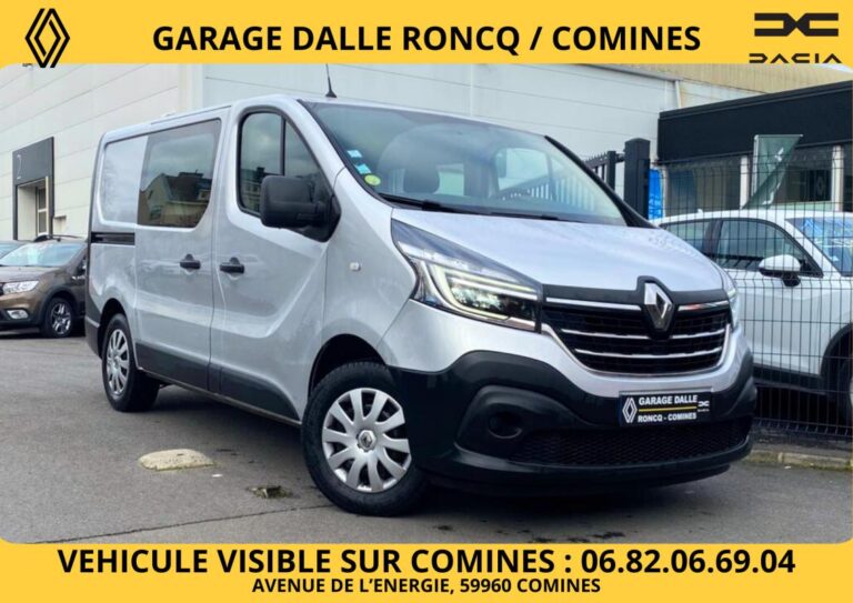 Renault Trafic 2.0 DCI 145 EDC GRD CONFORT 6 PLACES 1000 CABINE APPROFONDIE BOITE AUTOMATIQUE/RADARS/GPS/ROUE DE SECOURS - Image 01 (July 7, 2026)