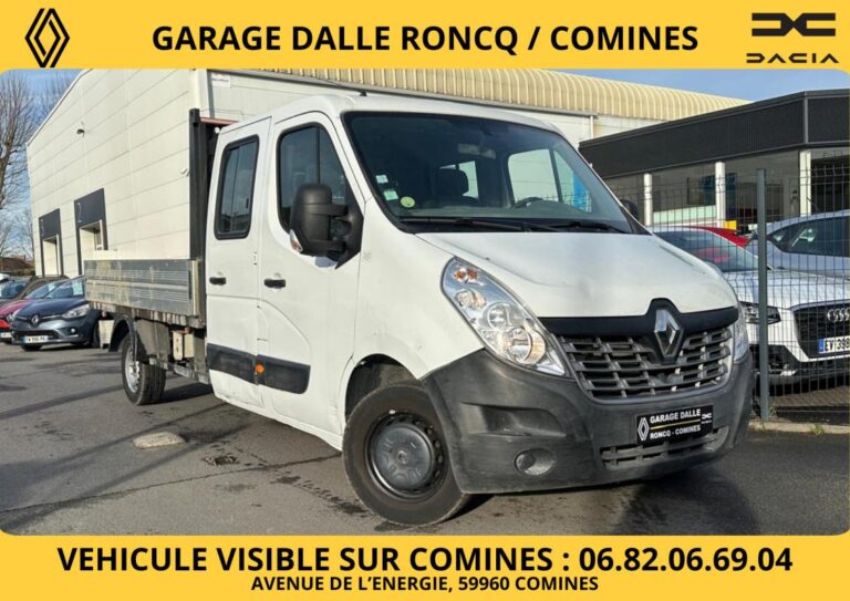 Renault Master PLATEAU CABINE APPROFONDIE 110CV 2.3DCI 7 PLACES 13250 ht BLUETOOTH/VITRES AV ELECTRIQUES CARNET TVA 12500 - Image 01 (July 7, 2026)