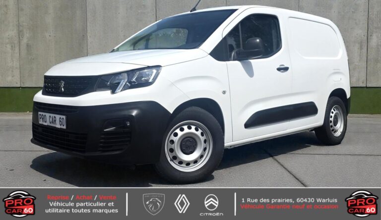 Peugeot Partner 2° Main 1.5 b HDI 100cv 3 places Grip Entretien à jour - Image 01 (July 7, 2026)