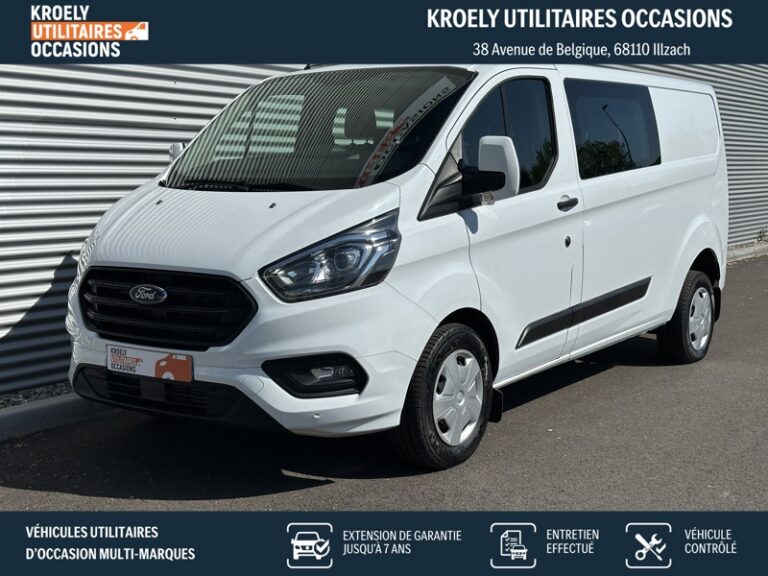 Ford Transit Custom cabine approfondie 2.0L 130ch 320 Trend Business 24 160€ HT - Image 01 (July 7, 2026)