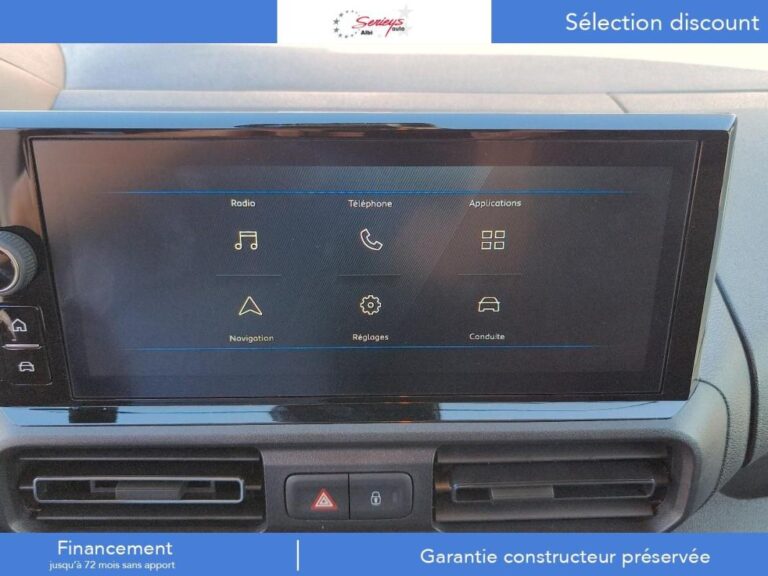 Peugeot Partner CONFORT PLUS 1000 KG BlueHDI 130 EAT8 PK MODUWORK TECHNO - Image 20 (July 7, 2026)