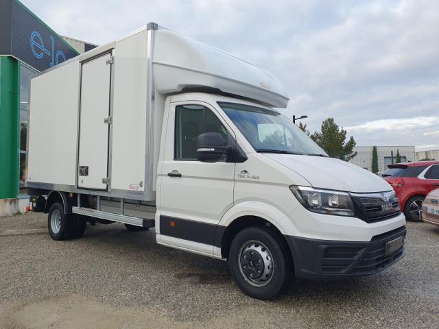 MAN TGE CHASSIS CABINE CC 5.160 3.5T BVA8 Caisse Trouillet 20M3 HAYON – Déstockage 49.998 HT - Image 01 (July 7, 2026)