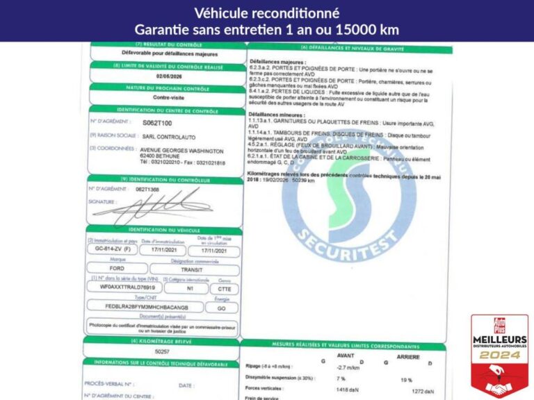 Ford Transit 170CH BENNE COFFRE 2.0 EcoBlue Propulsion - Image 12 (July 8, 2026)