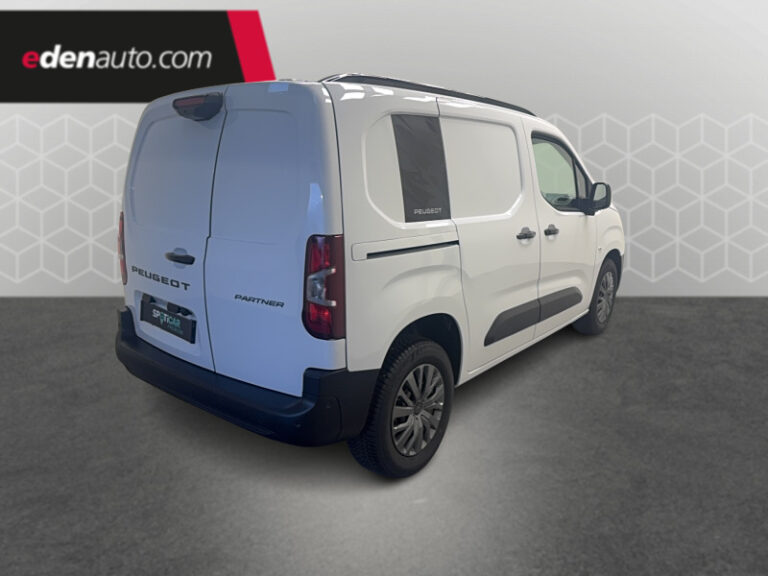 Peugeot Partner FGN FOURGON M DIESEL 100 CH MANUELLE SERIE SPECIALE PRO SKILL - Image 04 (July 8, 2026)
