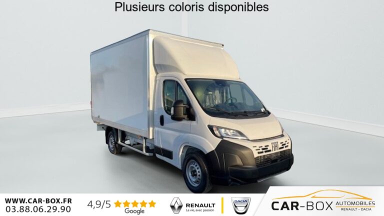 Fiat Ducato Chassis Cabine CC CGRV 2P AR+ESC L3 3.5T MAXI D 140 CH MAN - Image 01 (July 1, 2026)