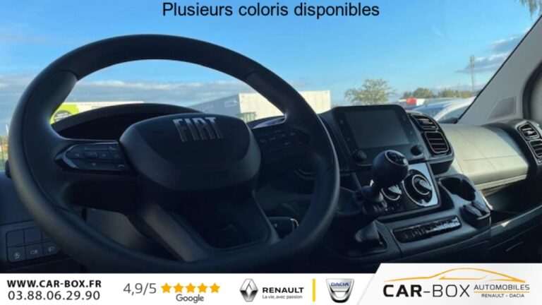 Fiat Ducato Chassis Cabine CC CGRV HAY+AUV+CAP L3 3.5T MAXI HD D 140 CH MAN - Image 11 (July 1, 2026)