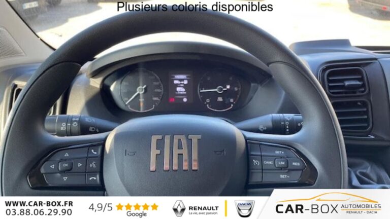 Fiat Ducato Chassis Cabine CC CGRV HAY+AUV+CAP L3 3.5T MAXI HD D 140 CH MAN - Image 20 (July 1, 2026)