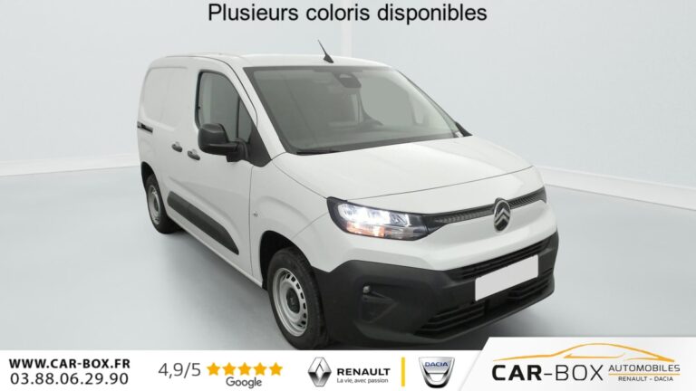 Citroën Berlingo VAN M DIESEL 100 CH MANUELLE - Image 01 (July 1, 2026)