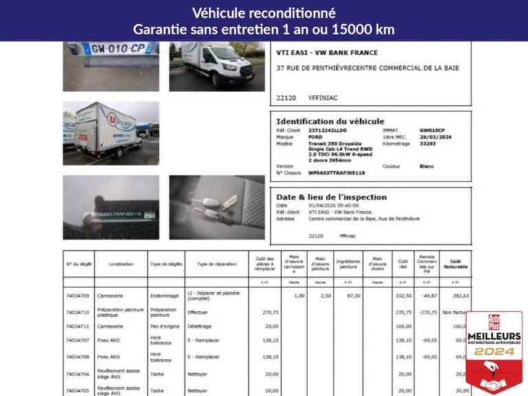 Ford Transit 350 L4 2.0 EcoBlue 130 ch Propulsion Cais - Image 02 (July 7, 2026)