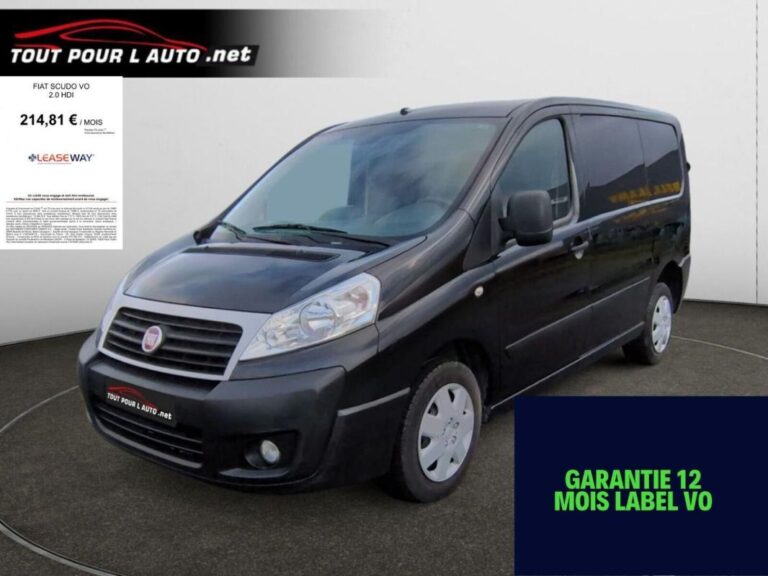 Fiat Scudo FG 1.0 CH1 2.0 MULTIJET 16V 128CH PACK CD CLIM - Image 01 (July 7, 2026)