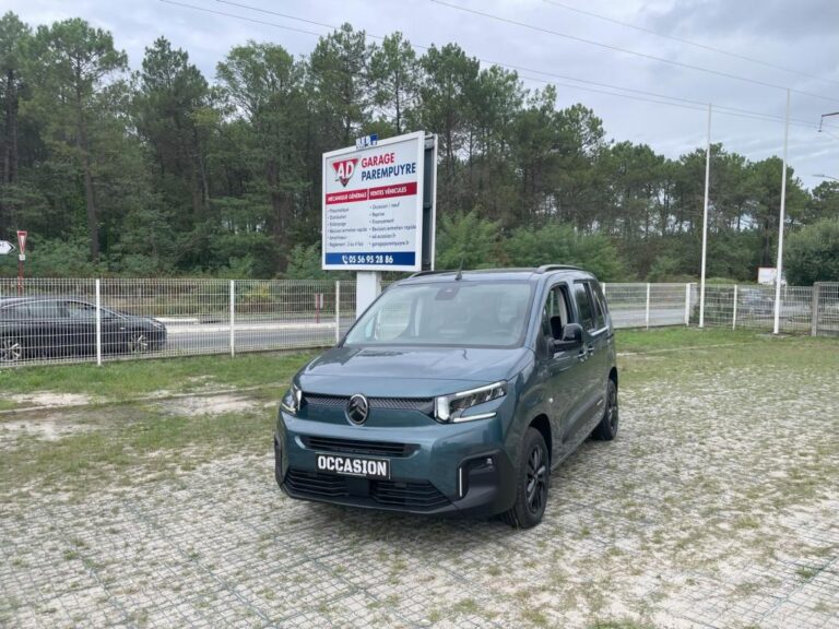Citroën Berlingo TAILLE M / EN 5 PLACES SANS MALUS BHDI 130 EAT8 GARANTIE CONSTRUCTEUR VERSION M1-N1 identique Rifter - Image 01 (July 7, 2026)